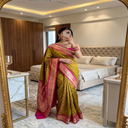 Premium Banarasi Silk Zari Weave Saree
